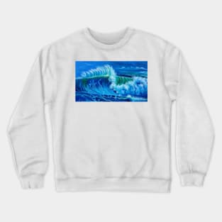 North Shore Waves Oahu Crewneck Sweatshirt